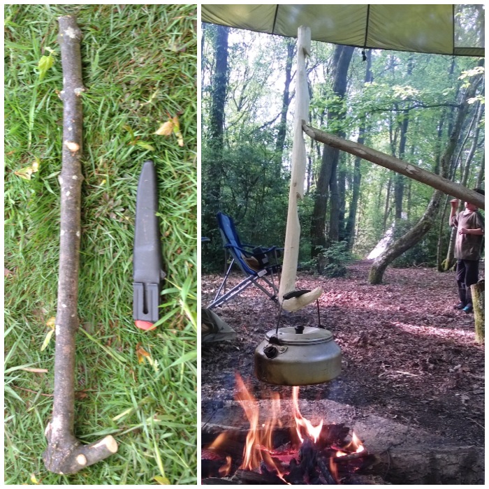 How To…. Carve and Use an Adjustable Pot Hanger – Bushcraft Days