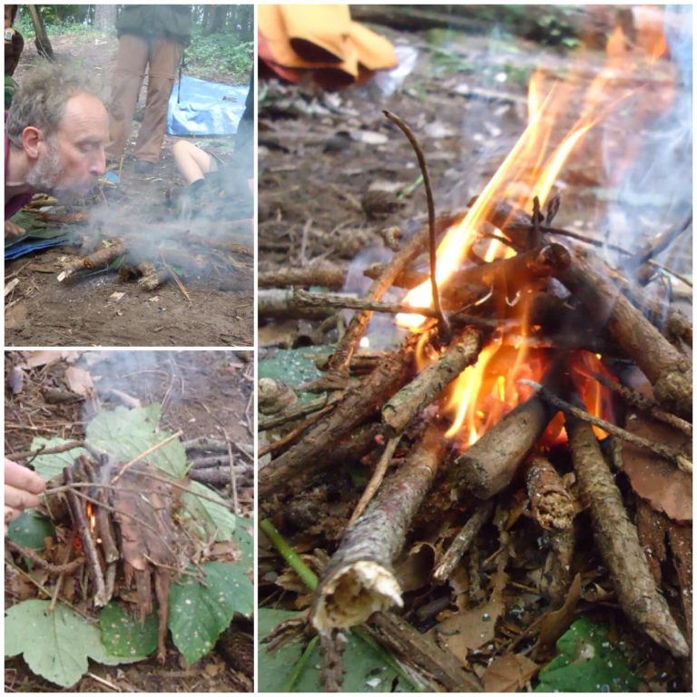 How To…. Make a Damp Tinder Fire Bushcraft Days